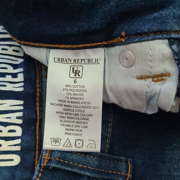 Urban Republic Skinny Jeans Dark Wash Women's Size 6 - Picture 10 of 10